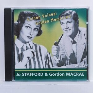 Jo Stafford Gordon MacRae Golden Voices CD 2001‎ UK 25 Tracks Traditional Pop EX